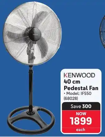 Makro KENWOOD Pedestal Fan offer