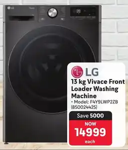 Makro LG Vivace Front Loader Washing Machine offer
