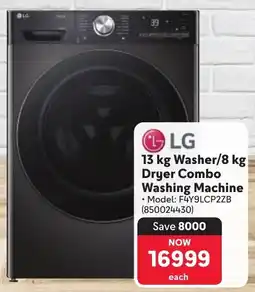 Makro LG Washer/ Dryer Combo Washing Machine offer