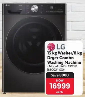 Makro LG Washer/ Dryer Combo Washing Machine offer