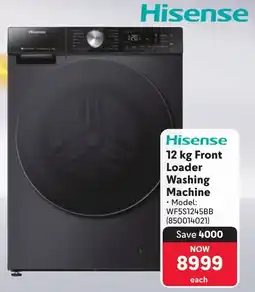 Makro Hisense Front Loader Washing Machine offer