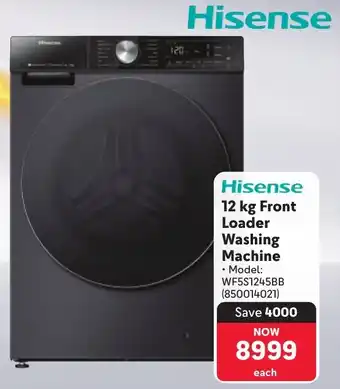 Makro Hisense Front Loader Washing Machine offer
