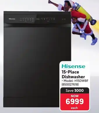Makro Hisense 15-Place Dishwasher offer