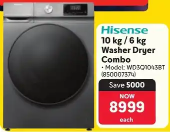 Makro Hisense Washer Dryer Combo offer