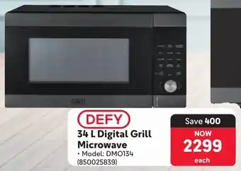 Makro DEFY Digital Grill Microwave offer