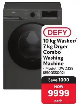 Makro DEFY Washer/ Dryer Combo Washing Machine offer