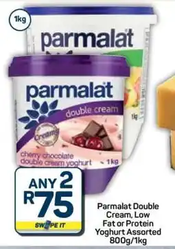 Pick n Pay Hypermarket Parmalat Double Cream, Low Fat or Protein Yoghurt Assorted offer