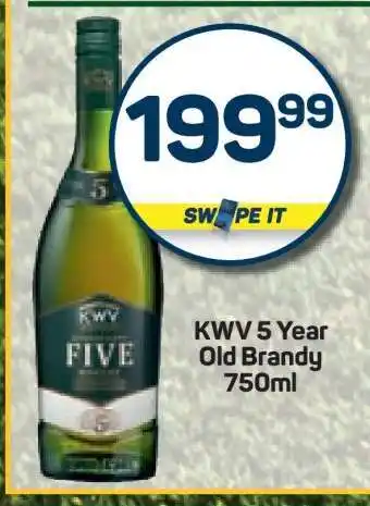 Pick n Pay KWV 5-Year-Old Brandy 750ml offer