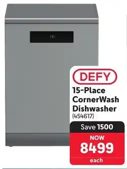 Makro DEFY 15-Place CornerWash Dishwasher offer