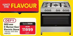 Makro DEFY 5-Burner Gas/ Electric Stove offer