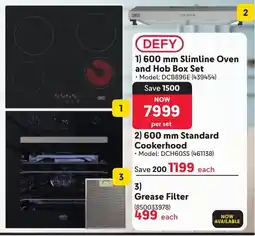 Makro DEFY Slimline Oven and Hob Box Set offer
