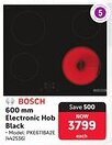 Makro BOSCH Electronic Hob Black offer