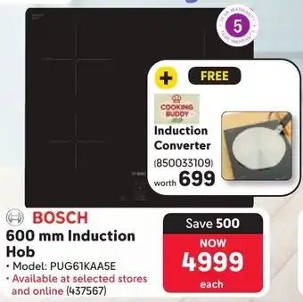 Makro BOSCH Induction Hob offer
