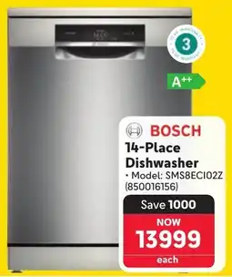 Makro BOSCH 14-Place Dishwasher offer