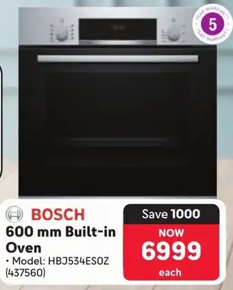 Makro BOSCH Built-in Oven offer
