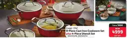 Makro Snappy Chef Cast Iron Cookware Set plus Utensil Set offer