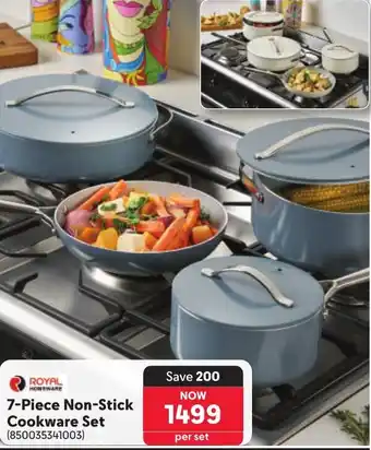 Makro Royal Homeware Non-Stick Cookware Set offer