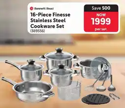 Makro Bennett Read Finesse Stainless Steel Cookware Set offer