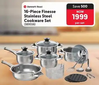 Makro Bennett Read Finesse Stainless Steel Cookware Set offer