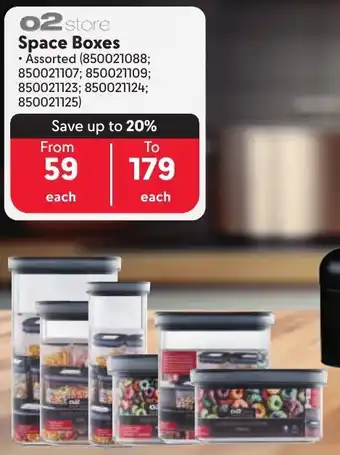 Makro O2 Store Space Boxes offer