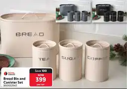 Makro Royal Homeware Bread Bin and Canister Set offer