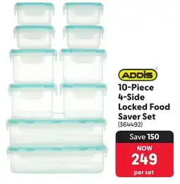 Makro ADDIS 4-Side Locked Food Saver Set offer