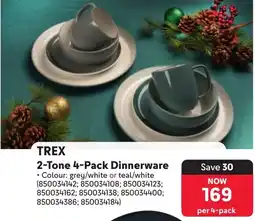 Makro Trex 2-Tone Dinnerware offer