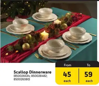 Makro Scallop Dinnerware offer