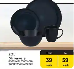 Makro Zoe Dinnerware offer