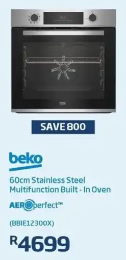Save Hyper Beko Stainless Steel Multifunction Built-In Oven offer