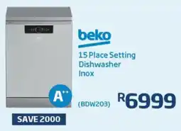 Save Hyper Beko 15 Place Setting Dishwasher Inox offer