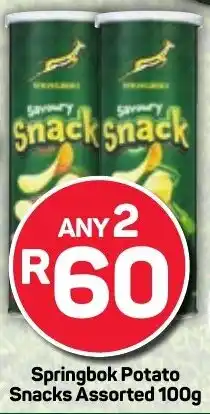 Pick n Pay Springbok Potato Snacks Assorted offer
