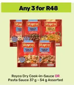 Game Royco Dry Cook-in-Sauce OR Pasta Sauce offer