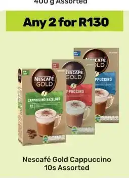 Game Nescafé Gold Cappuccino 10s Assorted offer
