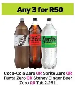 Game Coca-Cola Zero, Sprite Zero, Fanta Zero, Stoney Ginger Beer Zero, Tab offer