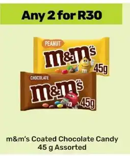 Game m&m's Coated Chocolate Candy 45 g Assorted offer