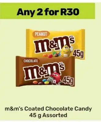 Game m&m's Coated Chocolate Candy 45 g Assorted offer