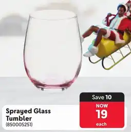 Makro Sprayed Glass Tumbler offer