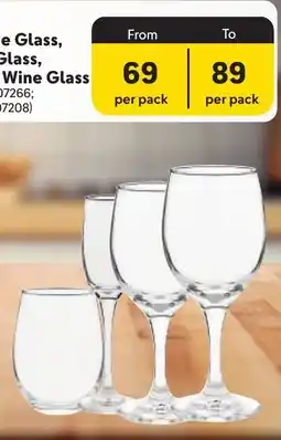 Makro Casa Mia Stemless Wine Glass, Champagne Glass, White or Red Wine Glass offer