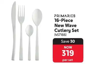 Makro Primaries New Wave Cutlery Set offer