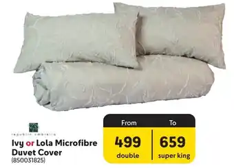 Makro Republic Umbrella Ivy or Lola Microfibre Duvet Cover offer