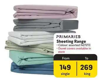 Makro Primaries Sheeting Range offer