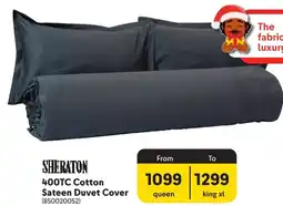 Makro Sheraton 400TC Cotton Sateen Duvet Cover offer