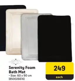 Makro Home Living Serenity Foam Bath Mat offer