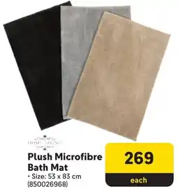 Makro Home Living Plush Microfibre Bath Mat offer