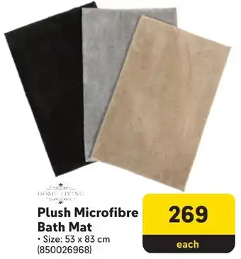 Makro Home Living Plush Microfibre Bath Mat offer