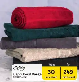 Makro Colibri Capri Towel Range offer