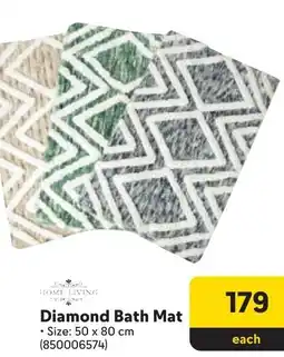 Makro Home Living Diamond Bath Mat offer