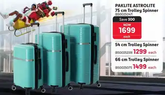 Makro Paklite Astrolite Trolley Spinner offer