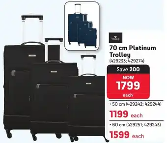 Makro Tosca Platinum Trolley offer